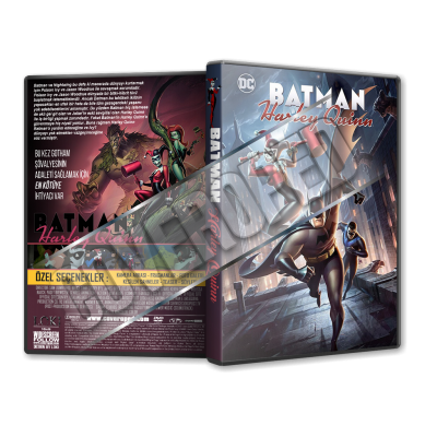 Batman ve Harley Quinn 2017 Türkçe Dvd Cover Tasarımı